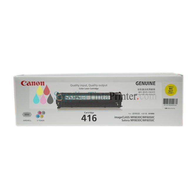 Jual toner canon 416 yellow