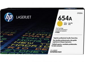 HP 654A (CF332A) Yellow Original LaserJet Toner