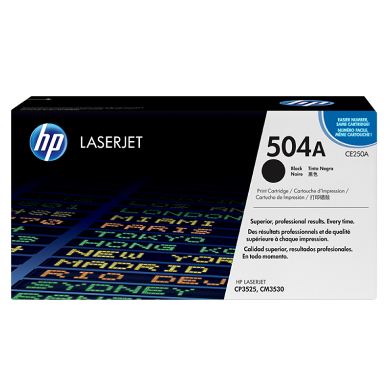 HP 504A Black Toner [CE250A]