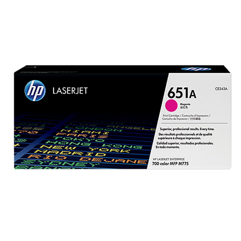 HP 651A Magenta Original LaserJet Toner Cartridge (CE343A)