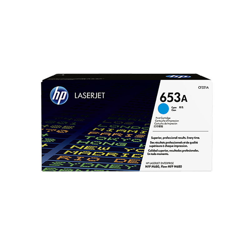 HP 653A Cyan Toner Cartridge CF321A