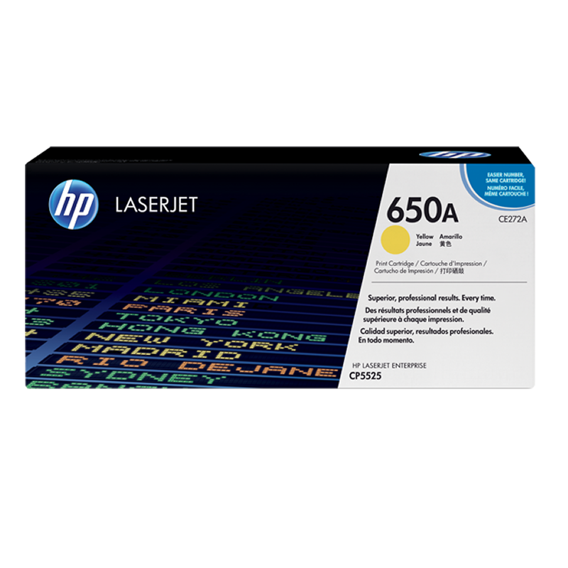 HP 650A Yellow LaserJet Toner (CE272A)
