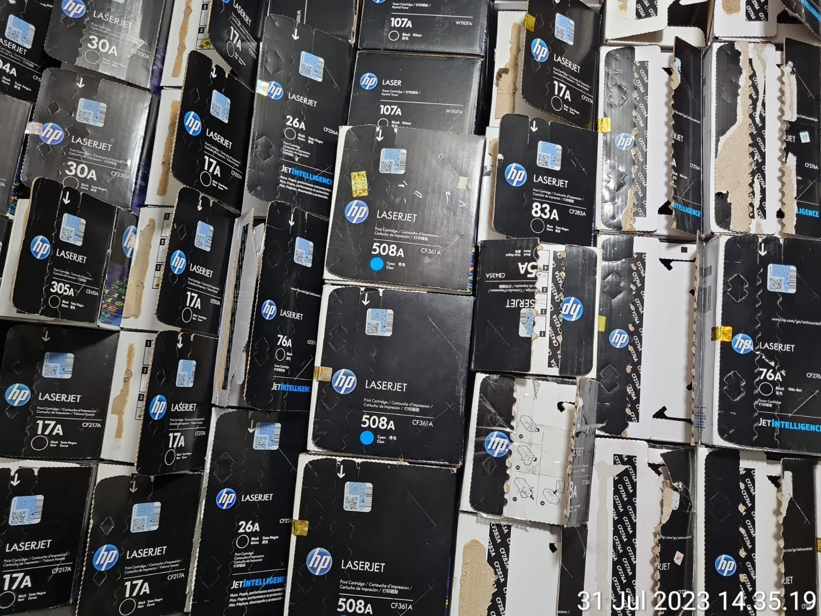penampung toner bekas
